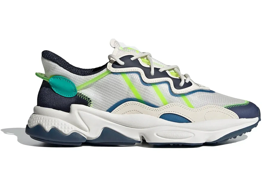 Фото № 1 с приближением к товару «‎adidas Ozweego Core White Signal Green»