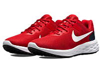 Фото № 3 с приближением к товару «‎Nike Revolution 6 Next Nature Low-Top Running Shoes RedWhite»