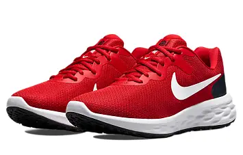 Nike Revolution 6 Next Nature Low-Top Running Shoes RedWhite - 3