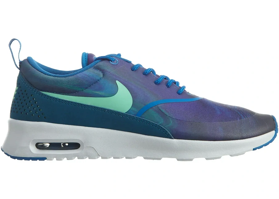 Фото № 1 с приближением к товару «‎Nike Air Max Thea Print Blue Spark Green Glow »