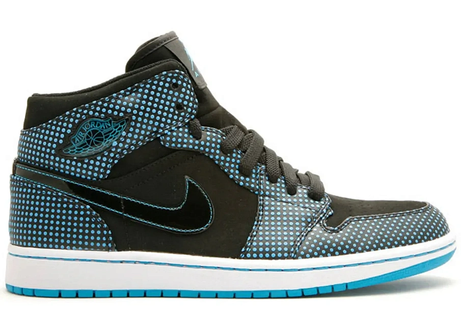 Фото № 1 с приближением к товару «‎Jordan 1 Retro Polka Dot Laser Blue»