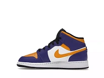 Фото № 3 с приближением к товару «‎Jordan 1 Mid Lakers (2022) »