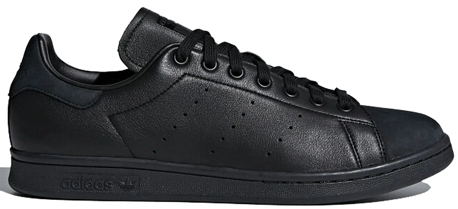 Фото № 1 с приближением к товару «‎adidas Stan Smith Triple Core Black (Suede Toe)»