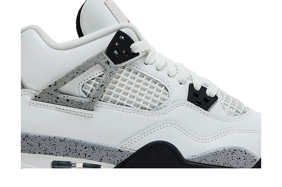 Фото № 3 с приближением к товару «‎Air Jordan 4 Retro OG GS White Cement 2025»
