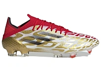 Фото № 1 с приближением к товару «‎adidas X Speedflow Mo Salah.1 FG Gold White Scarlet»