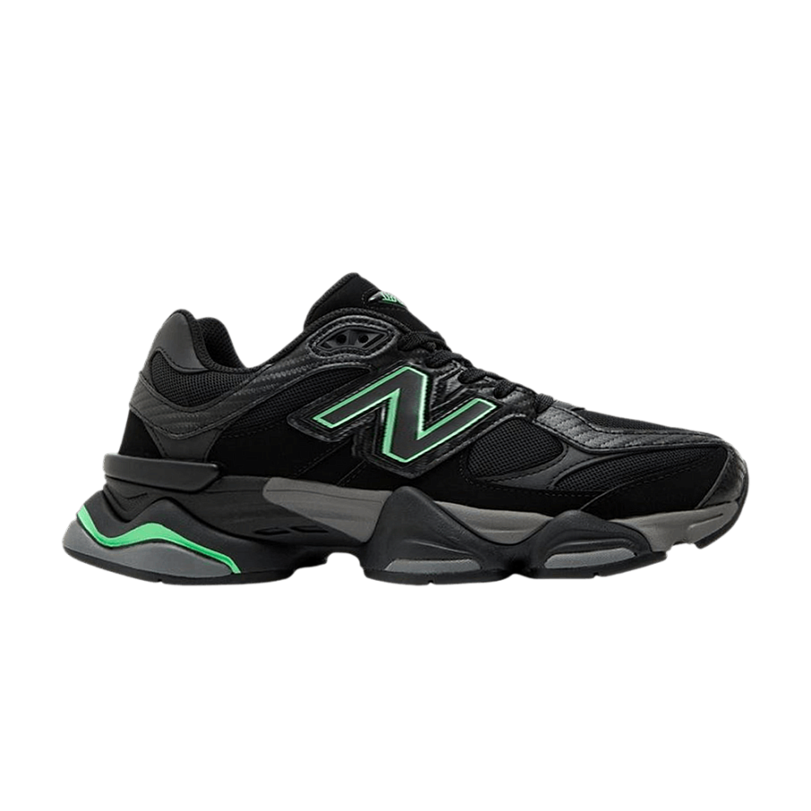 Фото № 1 с приближением к товару «‎New Balance 9060 Black Green»