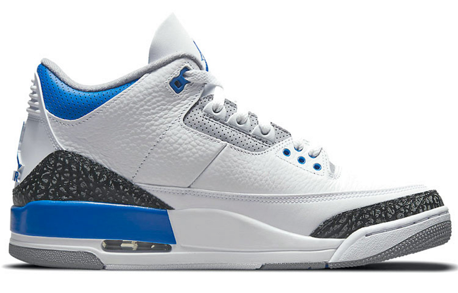 Фото № 2 с приближением к товару «‎Air Jordan 3 "Racer Blue" WhiteBlue»