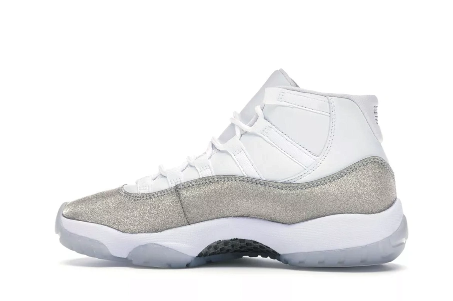 Фото № 6 с приближением к товару «‎Jordan 11 Retro White Metallic Silver »