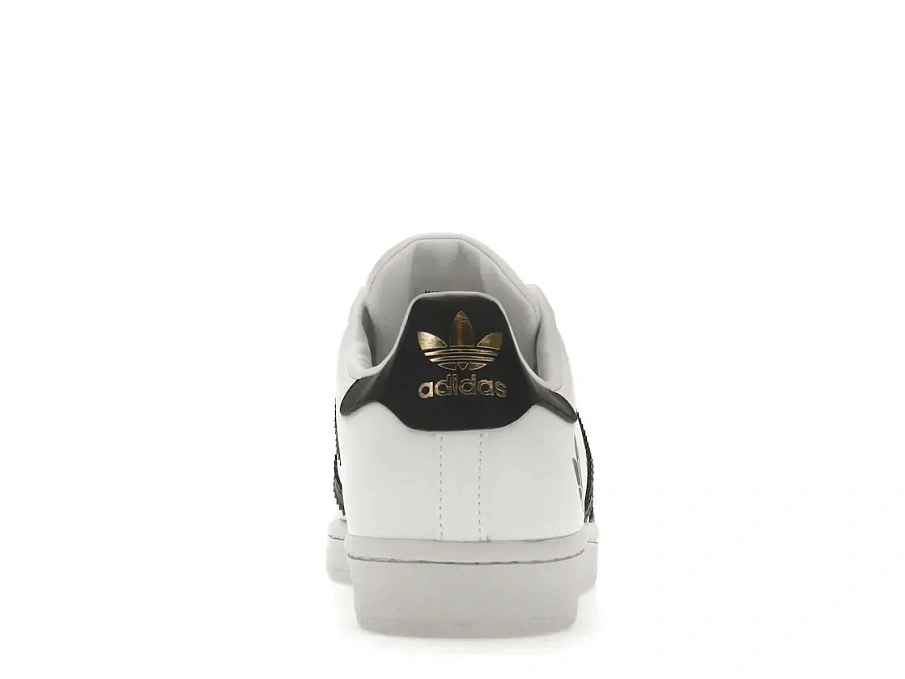 Фото № 4 с приближением к товару «‎adidas Superstar Trefoil White Black »