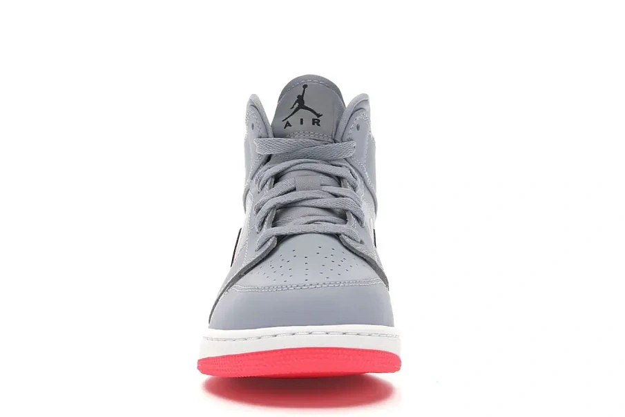 Фото № 2 с приближением к товару «‎Jordan 1 Mid Wolf Grey Racer Pink Black »