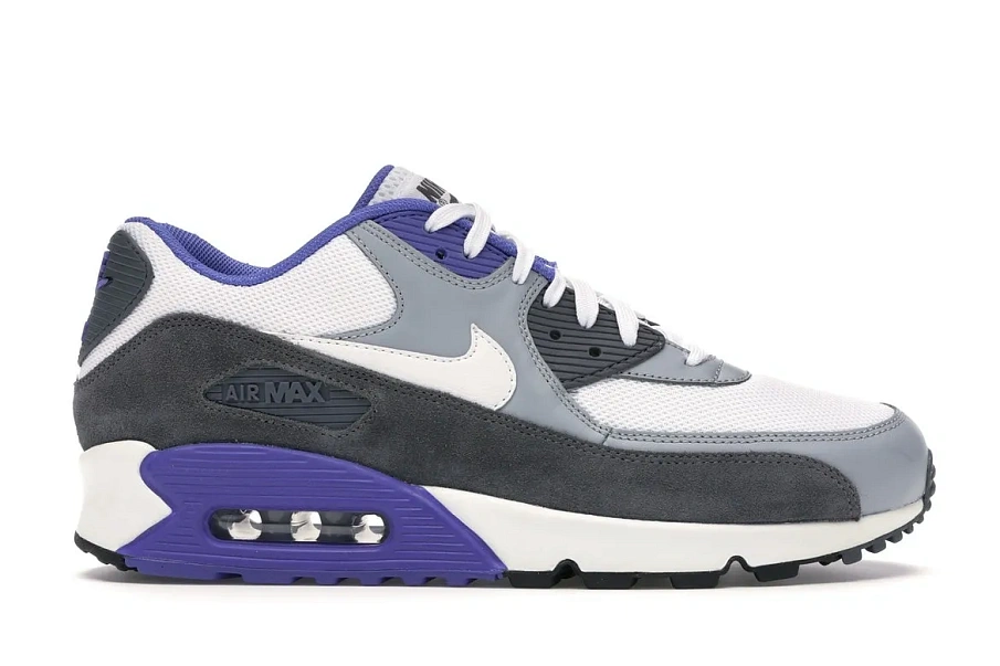 Фото № 1 с приближением к товару «‎Nike Air Max 90 White Grey Violet»