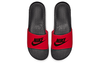 Фото № 3 с приближением к товару «‎Nike Benassi "Just Do It" Slippers RedBlack»