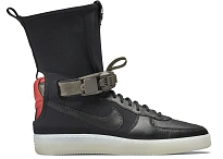Фото № 1 с приближением к товару «‎Nike Air Force 1 Downtown Acronym Black Crimson»