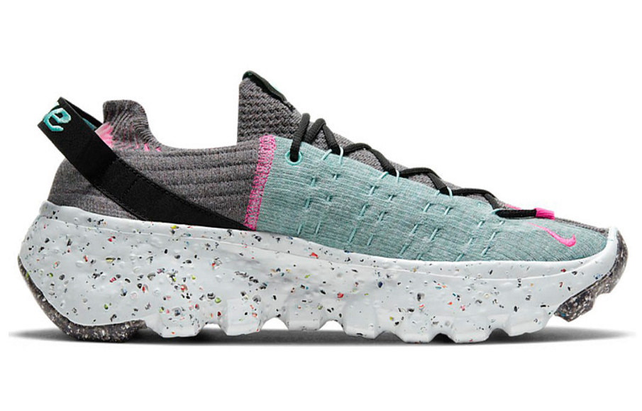 Фото № 2 с приближением к товару «‎Nike Space Hippie 04 GreyGreenPink»