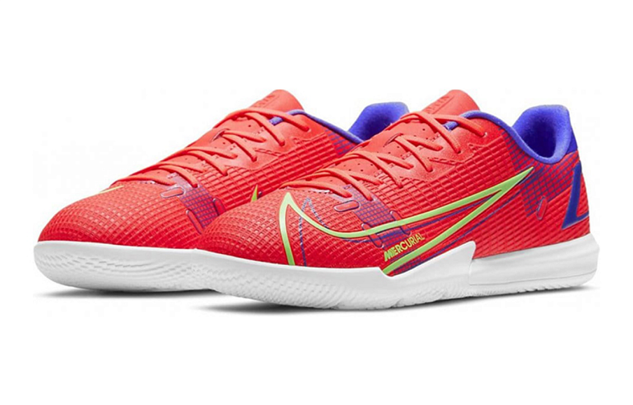 Фото № 3 с приближением к товару «‎Nike Jr Vapor 14 Academy IC Soccer Shoes K OrangeWhite»
