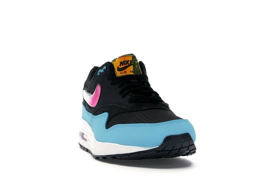 Фото № 3 с приближением к товару «‎Nike Air Max 1 Jelly Swoosh Black Fuchsia Blue Fury»