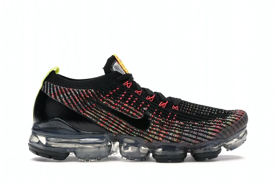 Фото № 1 с приближением к товару «‎Nike Air VaporMax Flyknit 3 Black Multi-Color »