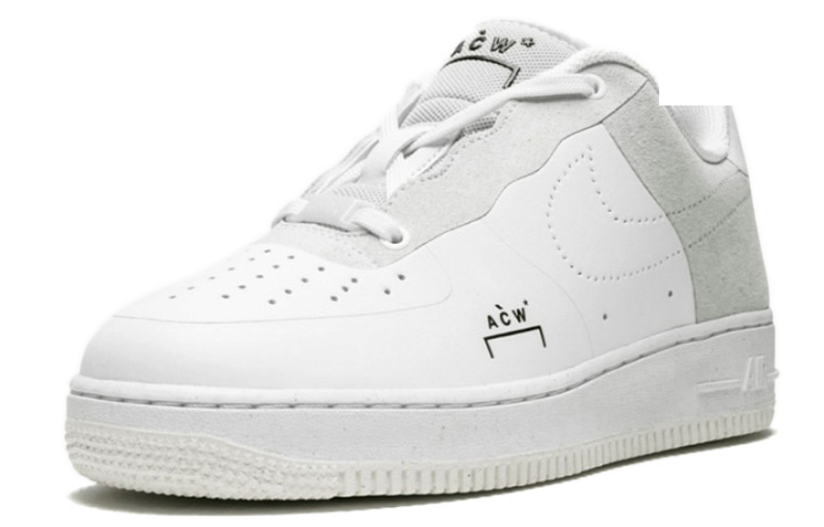 Фото № 2 с приближением к товару «‎ Nike Air Force 1 Low Skate shoes WhiteGrey»