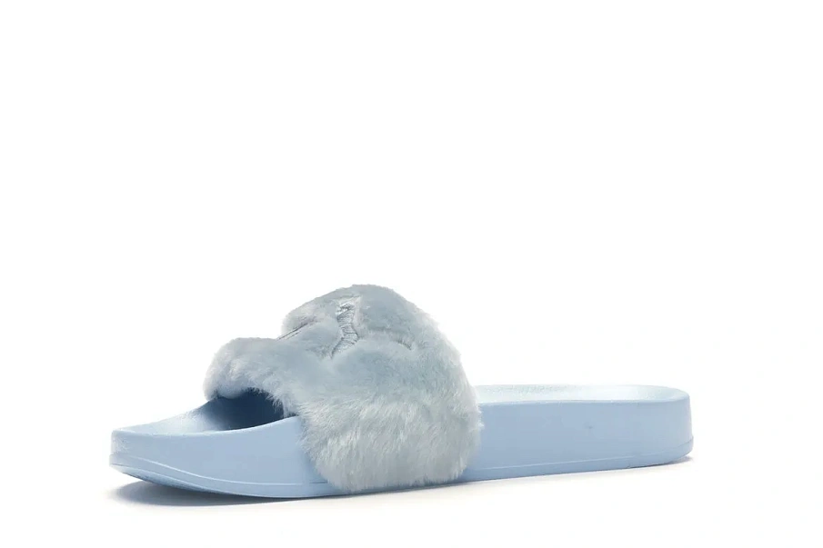 Фото № 4 с приближением к товару «‎Puma Fur Slide Rihanna Fenty Cool Blue »