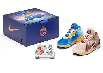 Nike LeBron 18 Low Xbox Controller Set Wile E. vs Roadrunner Space Jam (DO7172-900)