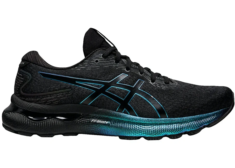 Фото № 1 с приближением к товару «‎ASICS Gel Nimbus 24 Platinum Black Blue»