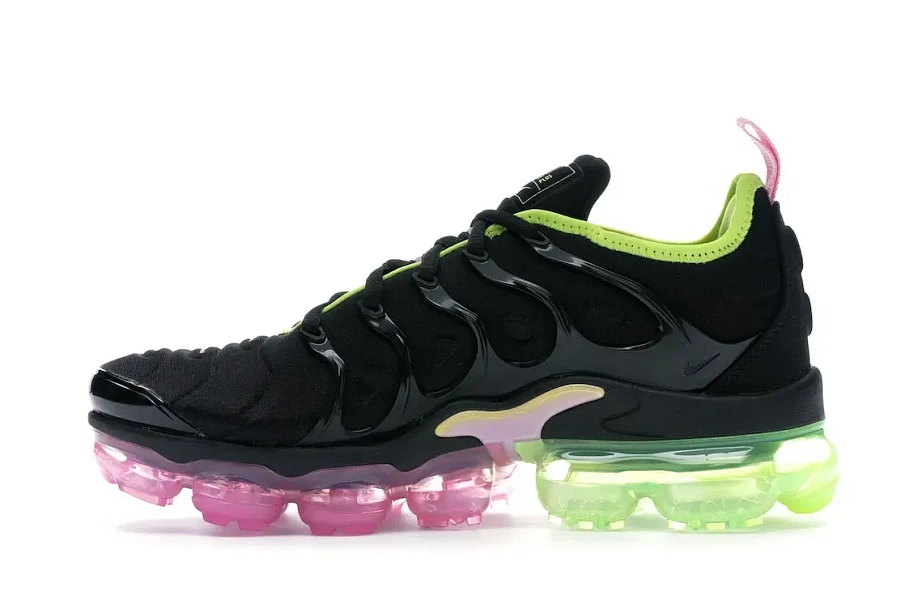 Фото № 3 с приближением к товару «‎Nike Air VaporMax Plus Black Pink Rise Volt »