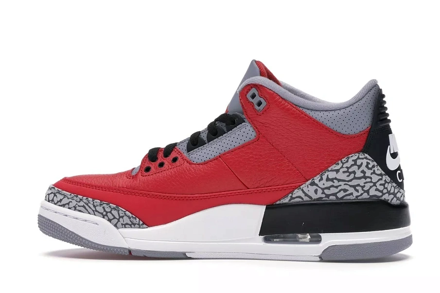 Фото № 4 с приближением к товару «‎Jordan 3 Retro Fire Red Cement (Nike Chi)»