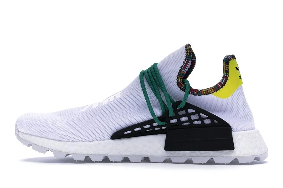 Фото № 5 с приближением к товару «‎adidas NMD Hu Pharrell Inspiration Pack White»