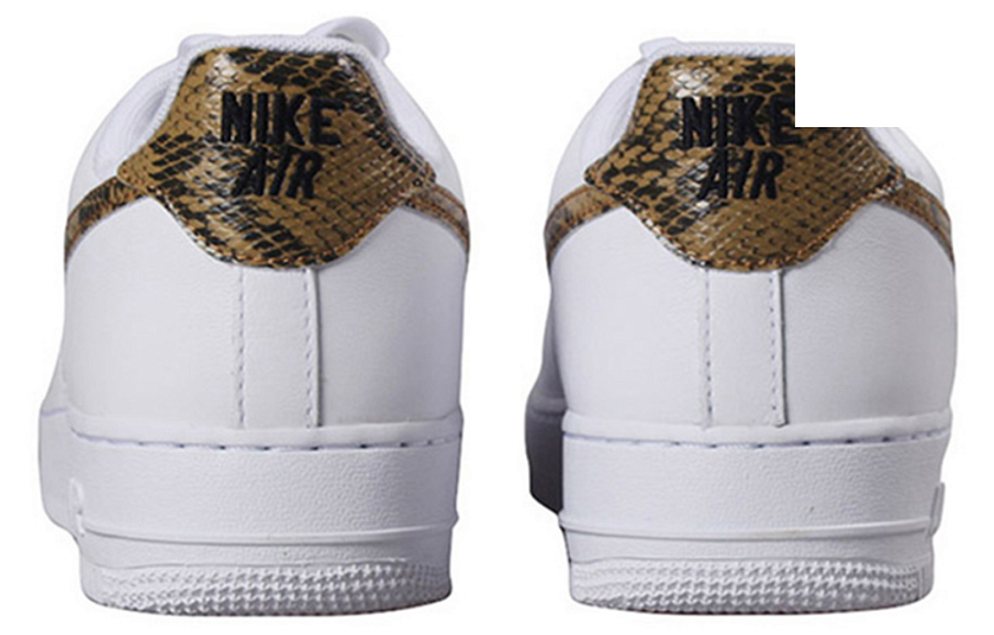 Фото № 4 с приближением к товару «‎ Nike Air Force 1 Low Skate shoes WhiteElemental GoldDark HazelBlack»