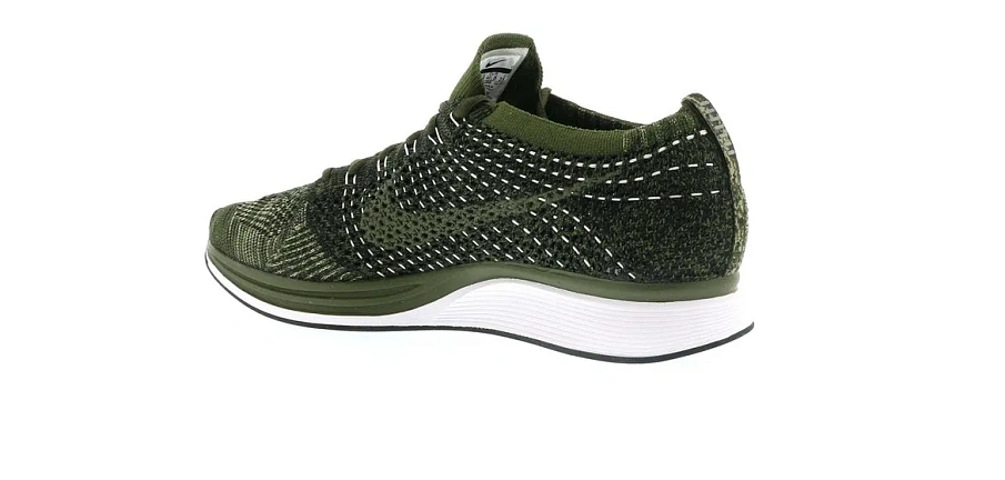 Фото № 4 с приближением к товару «‎Nike Flyknit Racer Rough Green»