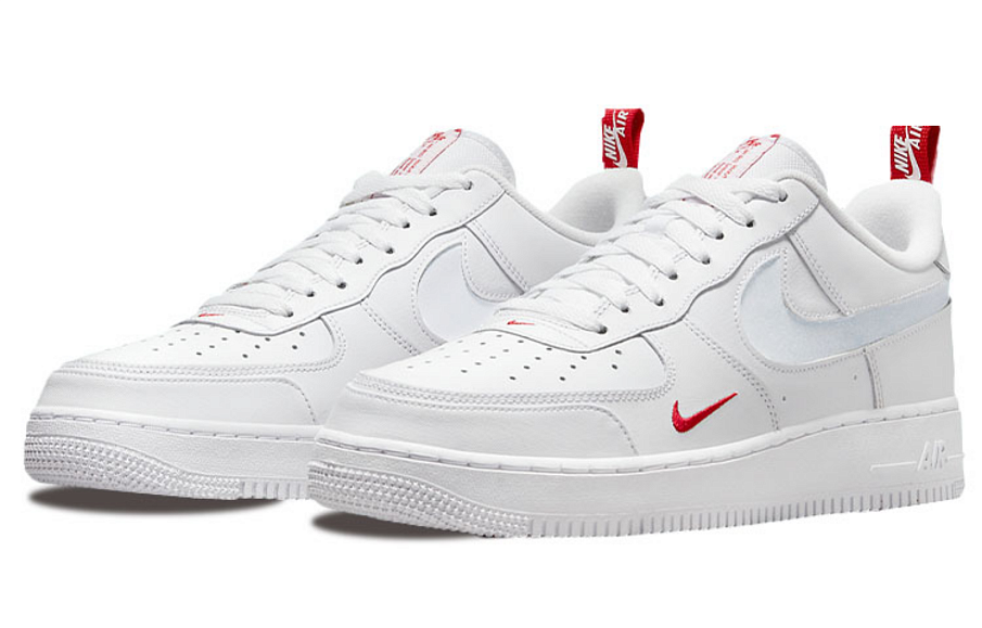Фото № 3 с приближением к товару «‎Nike Air Force 1 Low Sneakers WhiteRed»