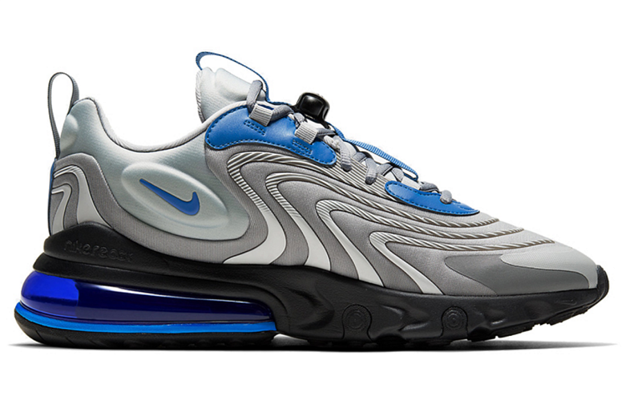 Фото № 2 с приближением к товару «‎Nike Air Max 270 React Eng Light Smoke Grey Battle Blue»