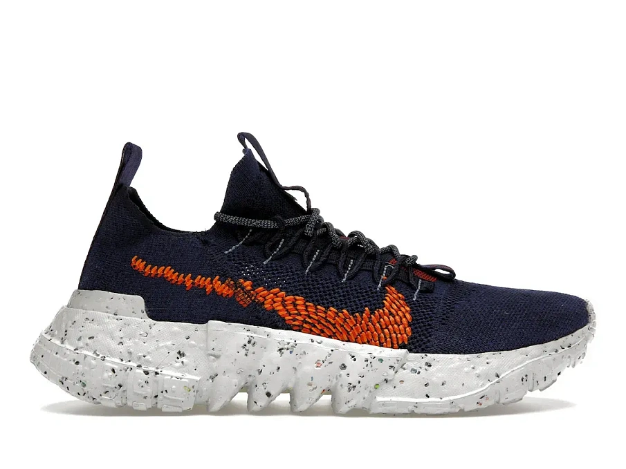 Фото № 1 с приближением к товару «‎Nike Space Hippie 01 Navy Orange»