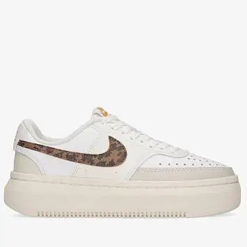 Nike Wmns Court Vision Alta Low-Top Sneakers WhiteBrownLeopard - 2