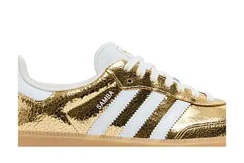 adidas Women's Samba OG Cracked Metallic Pack - Gold - 3
