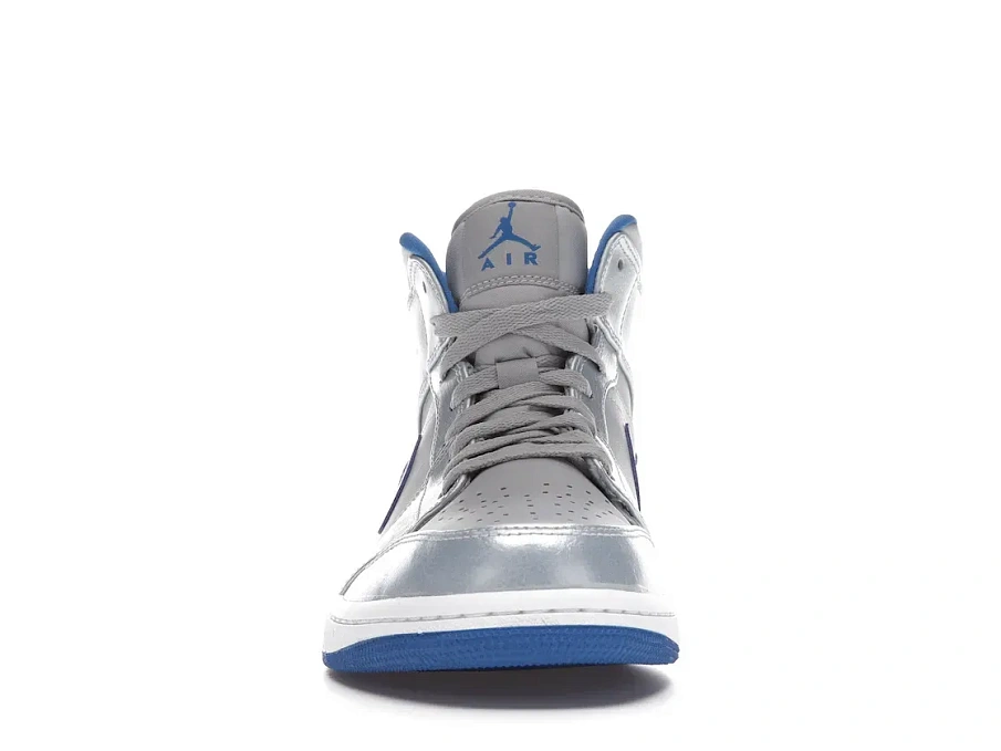 Фото № 2 с приближением к товару «‎Jordan 1 Mid Wolf Grey Sport Blue»