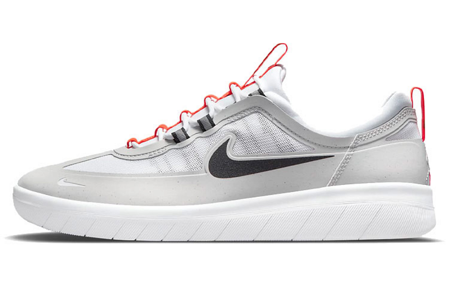 Фото № 1 с приближением к товару «‎Nike Nyjah Free 2 SB 'Neutral Grey Bright Crimson'»