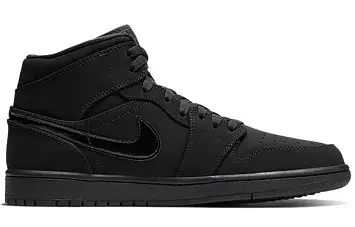 Air Jordan 1 Mid 'Triple Black' - 2
