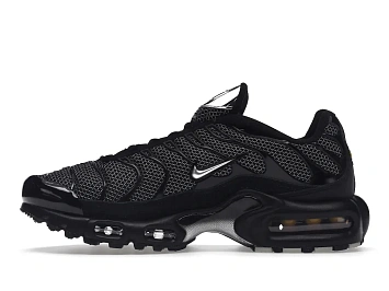 Nike Air Max Plus Black Suede Silver  - 3