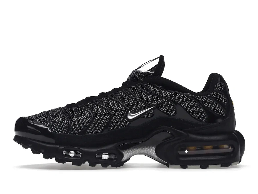 Фото № 3 с приближением к товару «‎Nike Air Max Plus Black Suede Silver »