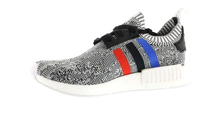 Фото № 2 с приближением к товару «‎adidas NMD R1 Tri Color Stripes White»