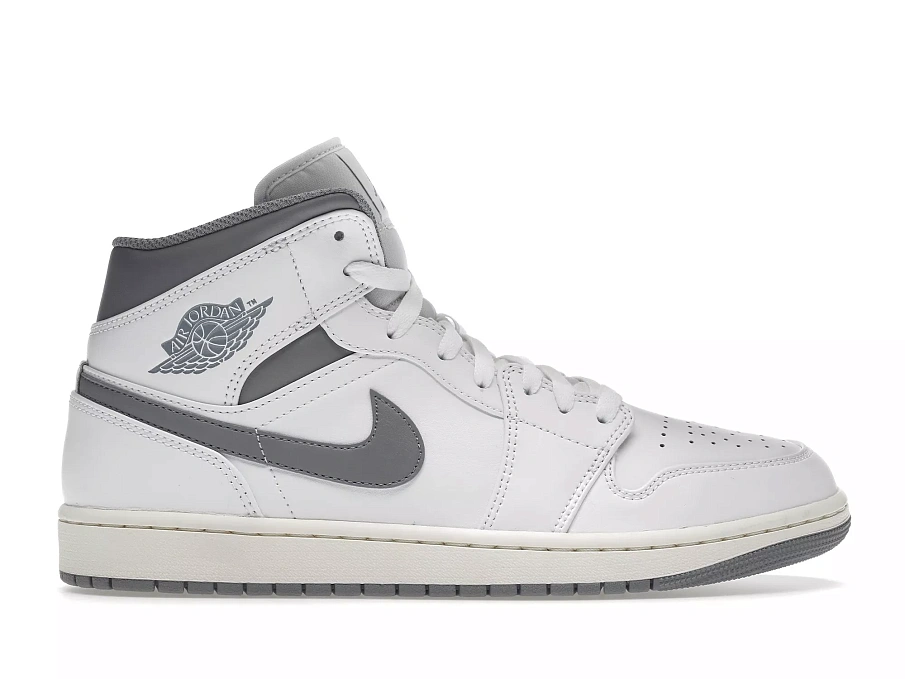 Фото № 1 с приближением к товару «‎Air Jordan 1 Mid Neutral Grey»