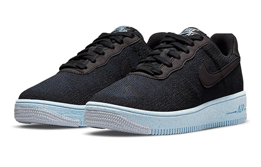 Фото № 3 с приближением к товару «‎Nike Air Force 1 Crater Flyknit GS 'Black Chambray Blue'»