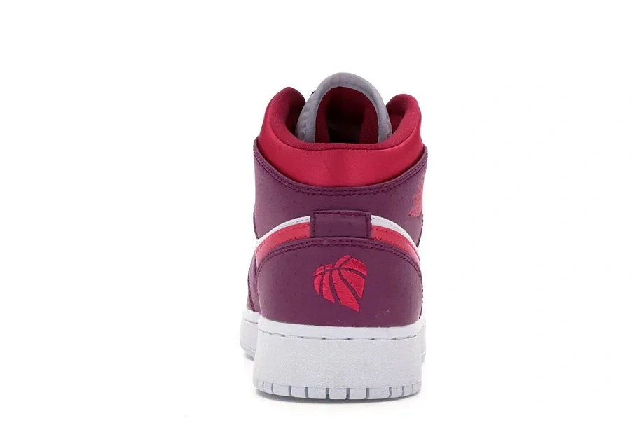 Фото № 4 с приближением к товару «‎Jordan 1 Mid True Berry Rush Pink »