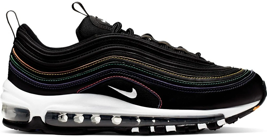 Фото № 1 с приближением к товару «‎Nike Air Max 97 Black Multi Stitch »