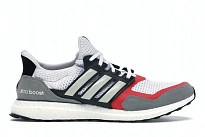 Фото № 1 с приближением к товару «‎adidas Ultra Boost S&L White Grey Scarlet»