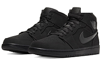 Фото № 3 с приближением к товару «‎Air Jordan 1 Mid 'Triple Black'»