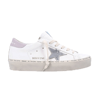 Фото № 1 с приближением к товару «‎Golden Goose Women's Hi Star White Silver Lilac»