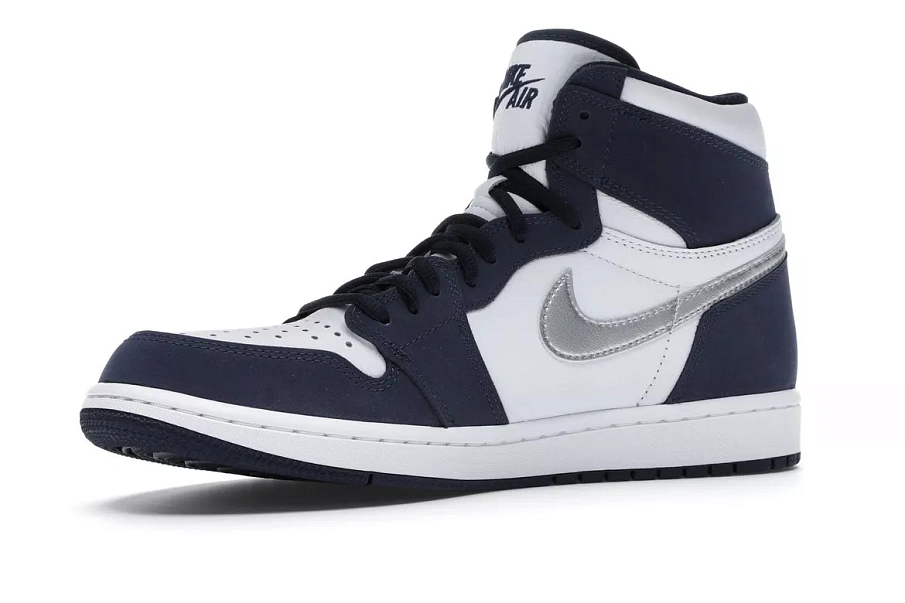 Фото № 4 с приближением к товару «‎Jordan 1 Retro High COJP Midnight Navy (2020)»