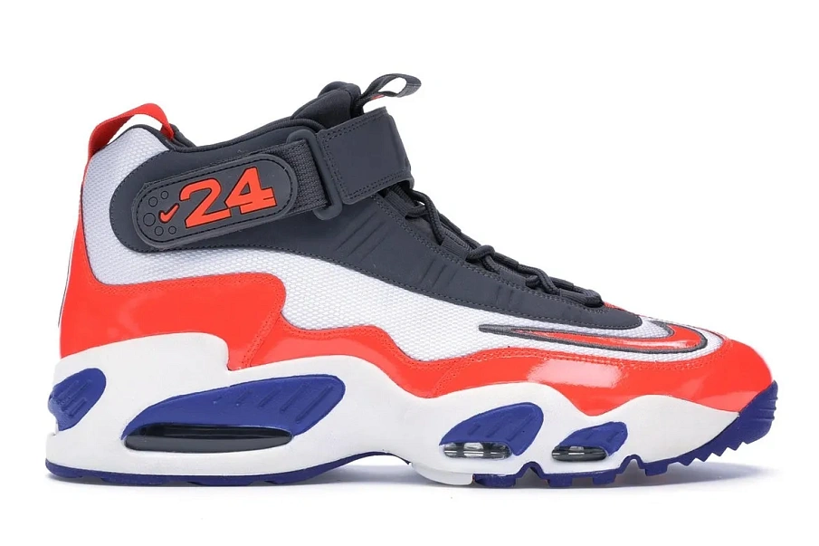 Фото № 1 с приближением к товару «‎Nike Air Griffey Max 1 Total Crimson Hyper Blue»